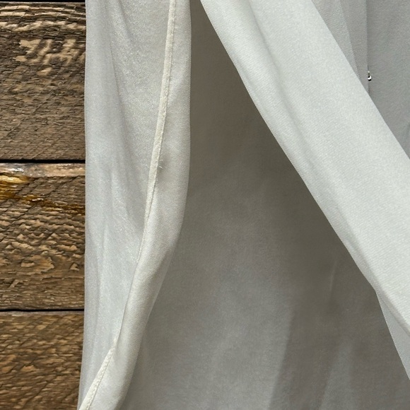 3.1 Phillip Lim Embellished Sheer Silk Top - Size 8 - Picture 6 of 9